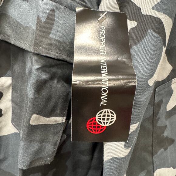 Propper BDU Shirt Mens Medium Military Urban Camo Gray White Black Military NEW - Picture 4 of 8